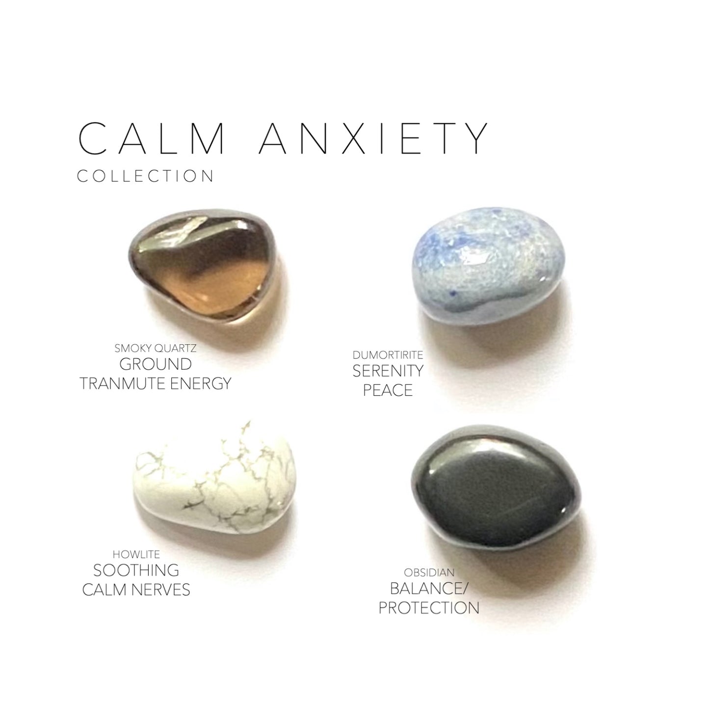 Calm Anxiety - Serene Crystals and Stones Gift Set