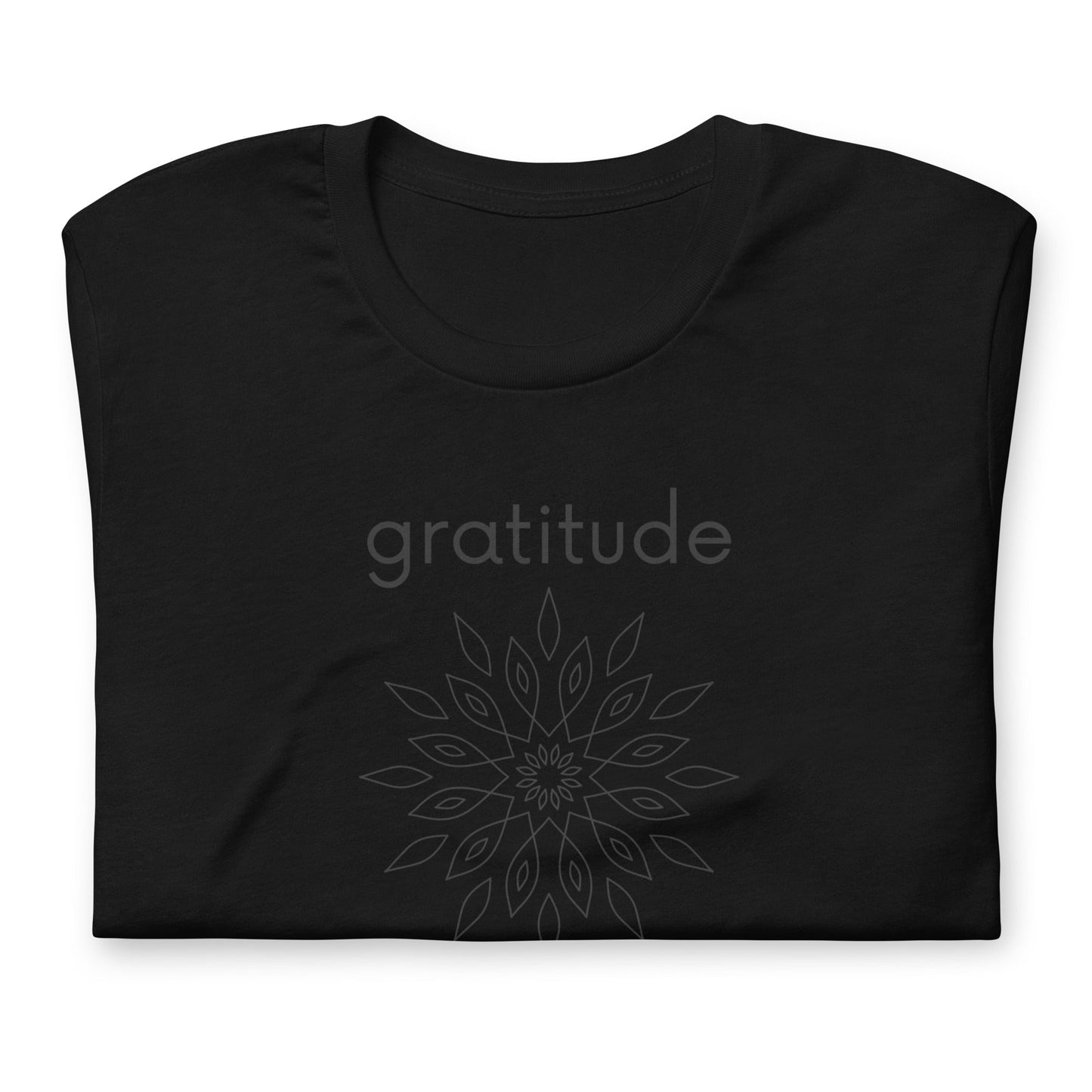 Gratitude Tee: Soft, Comfortable and Inspiring—Onyx