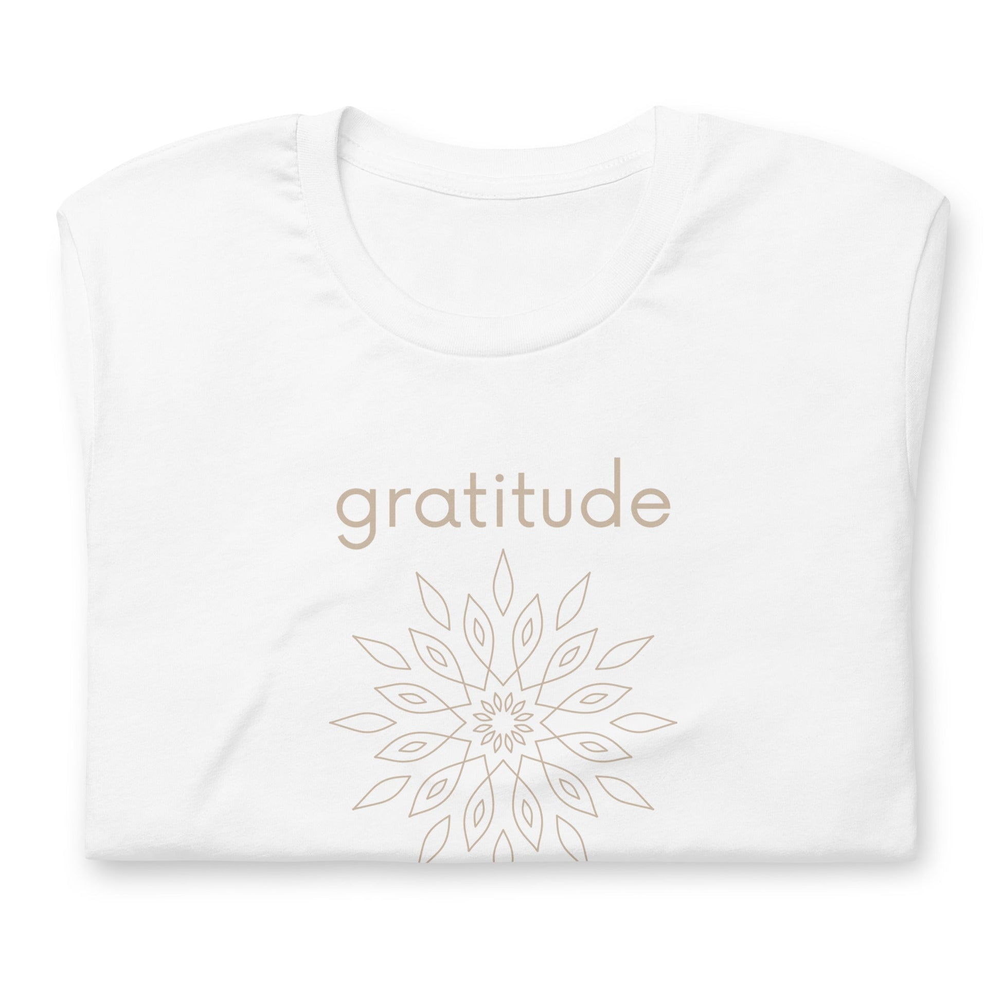 Gratitude Tee: Soft, Comfortable and Inspiring—White - A Beautiful Fix