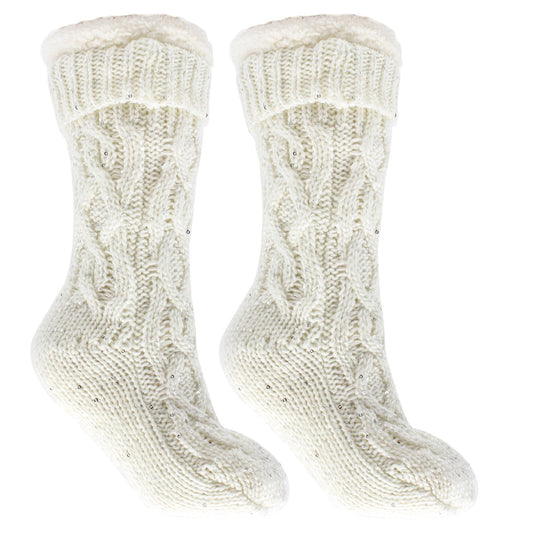 Pamper with Rose - Infused Shea Butter Chalet Slipper Socks - A Beautiful Fix