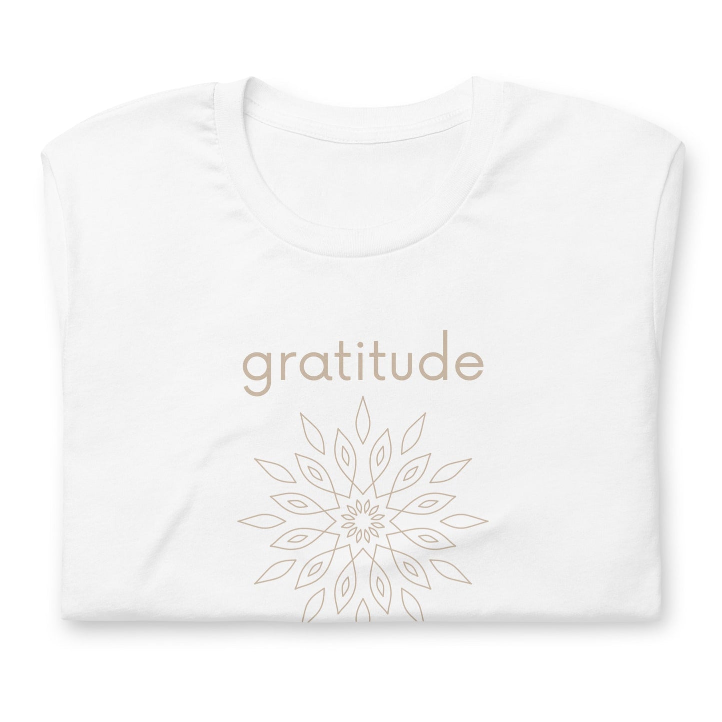 Gratitude Tee: Soft, Comfortable and Inspiring—White